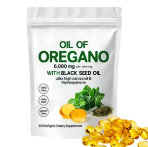 Oil of Oregano with Black Seed Oil Softgels