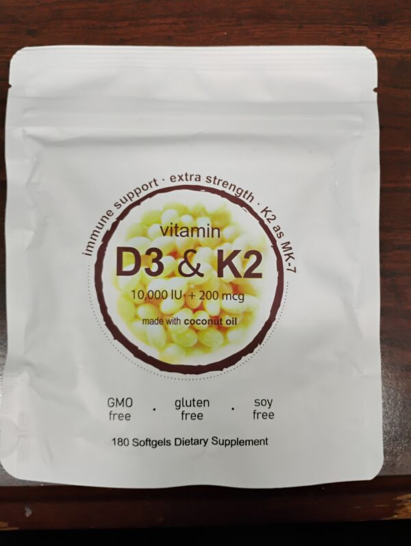 Vitamin D3 & K2 Softgels