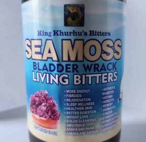 King Khuru's Bitters: Sea Moss Bladder Wrack Living Bitters